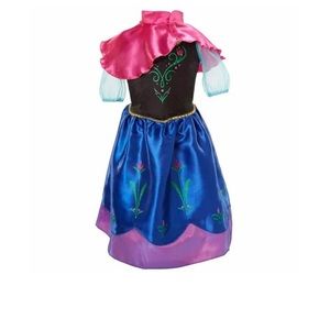 DISNEY FROZEN KID'S COSTUME ANNA ADVENTURE DRESS, 4-6X